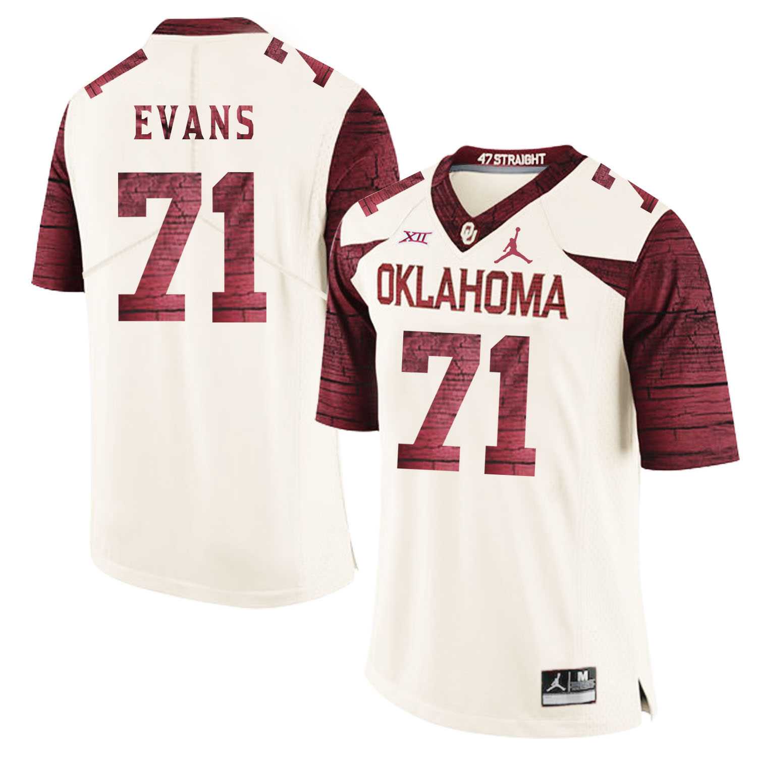 Oklahoma Sooners 71 Bobby Evans White 47 Game Winning Streak College Football Jersey Dzhi,We sell and wholesale Oklahoma Sooners 71 Bobby Evans White 47 Game Winning Streak College Football Jersey Dzhi on line form chian!